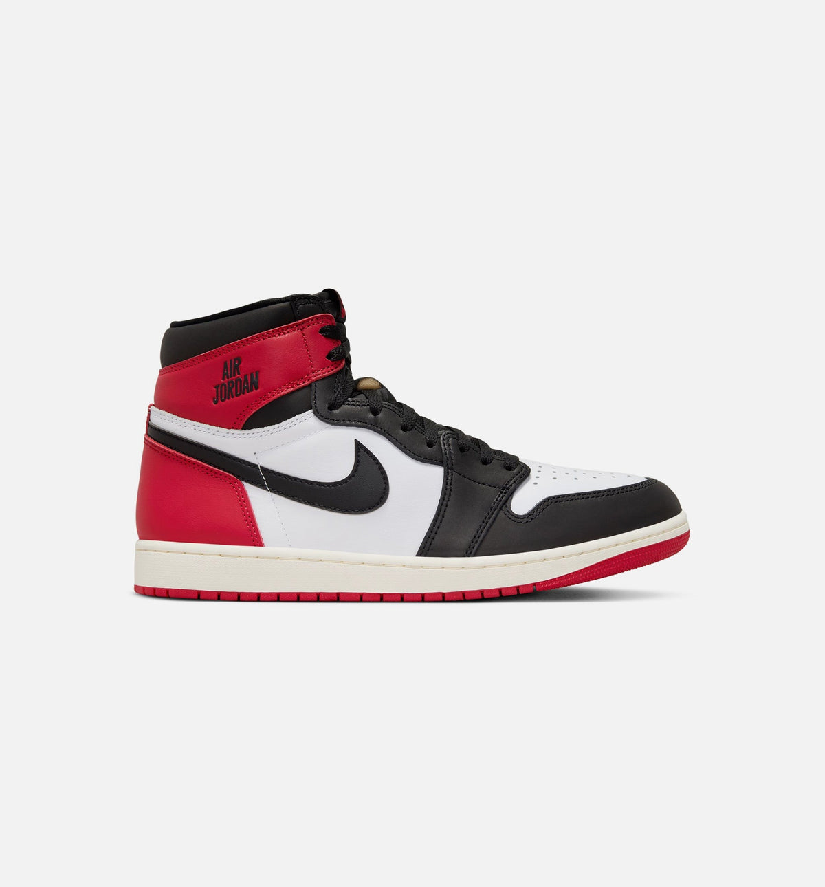 Air Jordan 1 Retro High OG Black Toe Men's Lifestyle Shoe – White/Black/Varsity Red/Sail