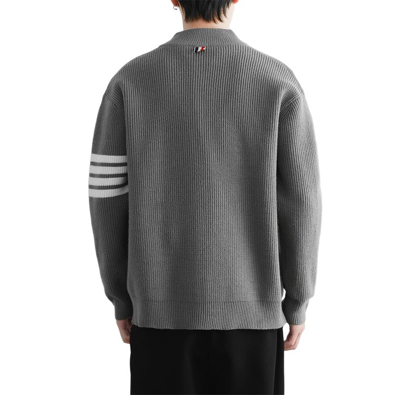 Single-Breasted Knit Sweater | Thom Browne