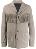 AMIRI textured fringe shirt jacket