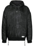 Mostly Heard Rarely Seen logo hooded jacket