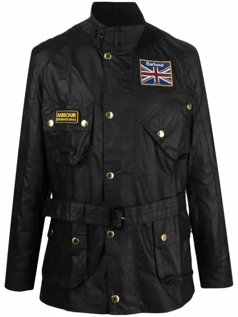 Barbour International Union Jack wax jacket