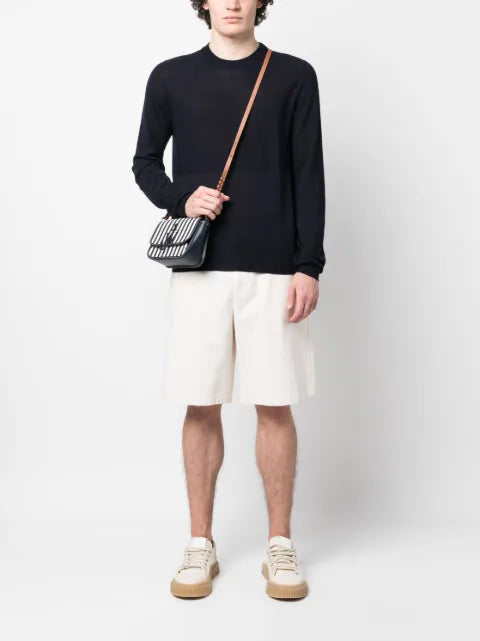 Jil Sander crew neck virgin wool jumper