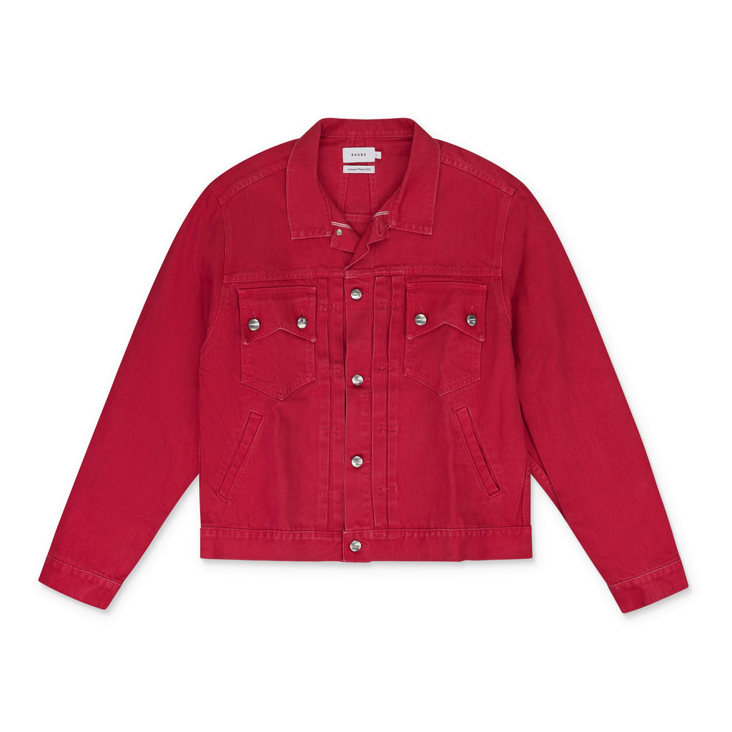 Red Denim Jacket