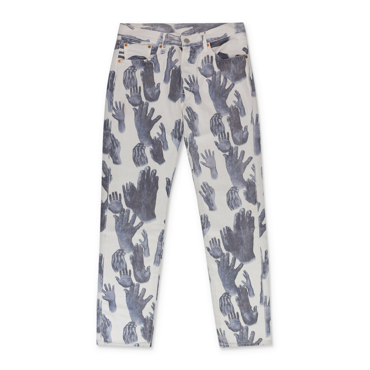 White Levi's Hands Jeans