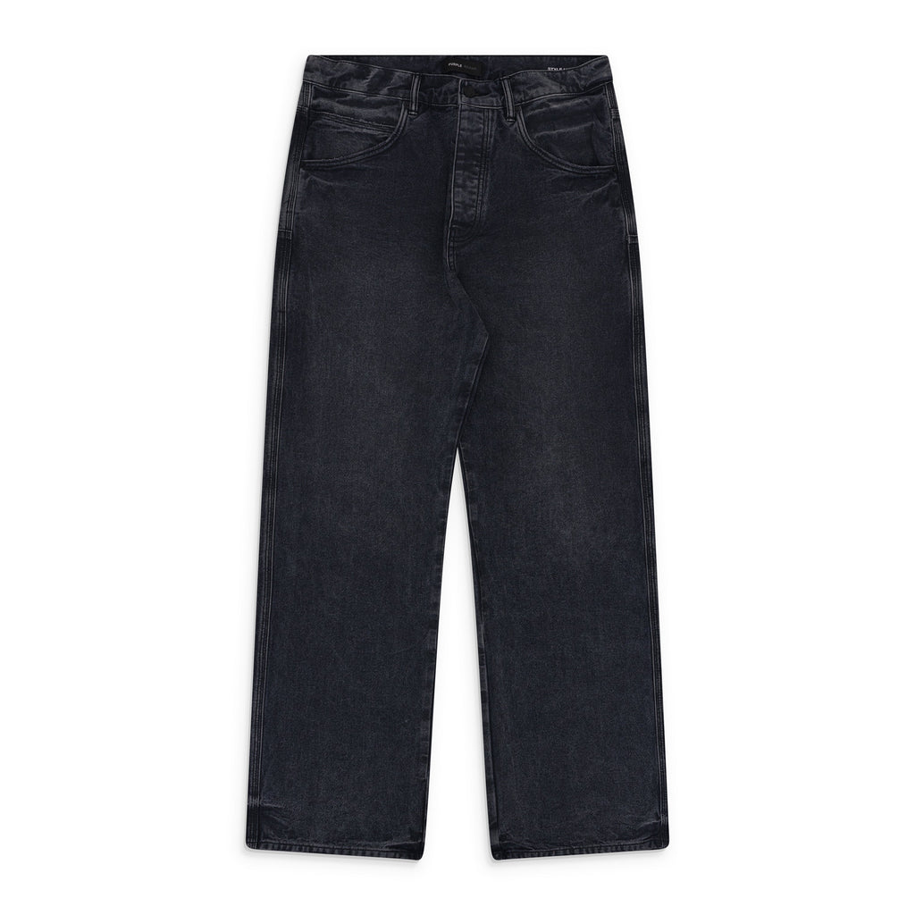 Dark Indigo Royalties Canvas Baggy Fit Jeans