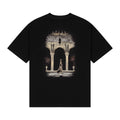 "aziza" waffle T Shirt black