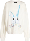 Nahmias bunny-print cotton sweatshirt