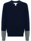 Comme Des Garçons Shirt Shirt Forever colour-block V-neck sweater