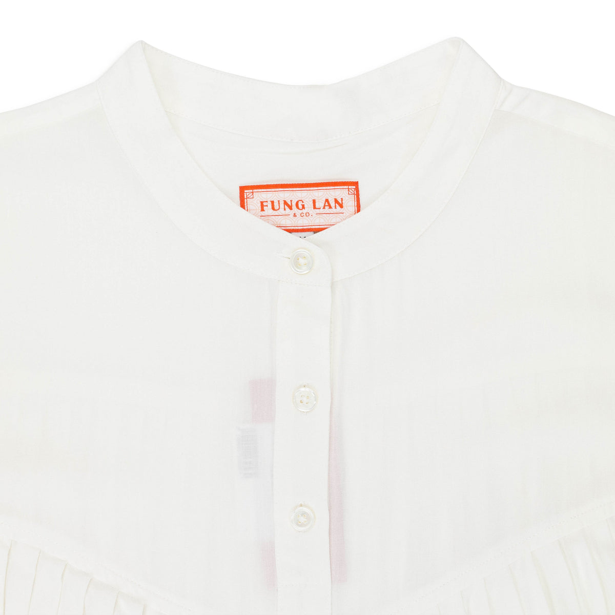 PLEATED WHITE DRESS