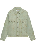 MSGM stained denim jacket
