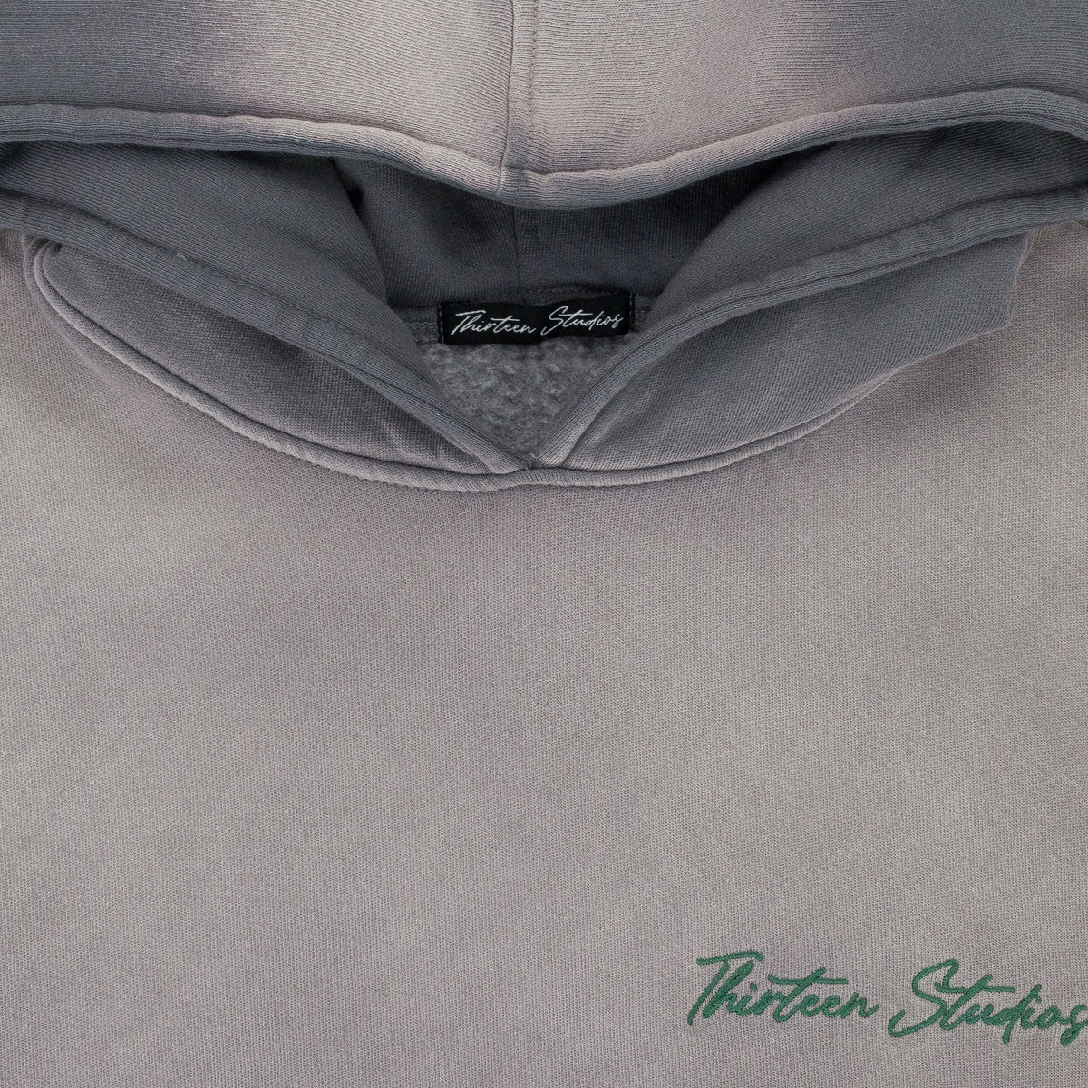 GREY LOGO HOODIE