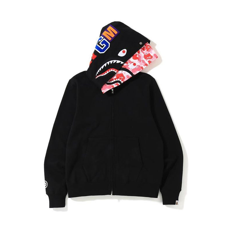 Bathing Ape Hoodie Camouflage Cardigan Men's and Women's Sweater Hoodie Coat