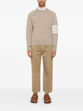 Thom Browne shetland wool 4-Bar relaxed fit pullover