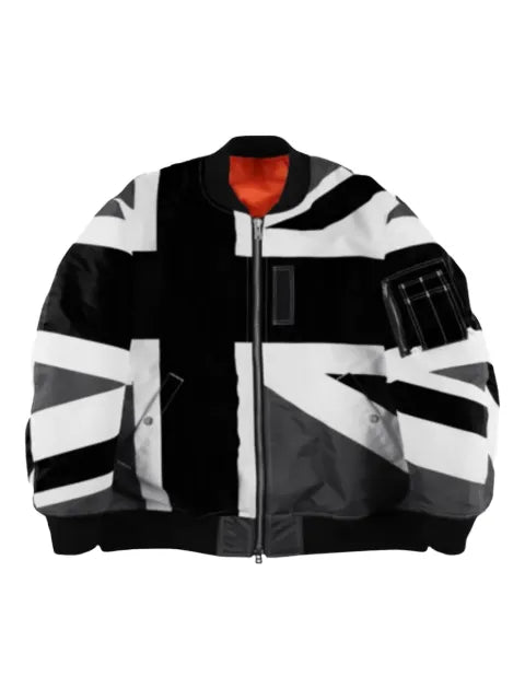 Takahiromiyashita The Soloist Union Jack "Multi" bomber jacket