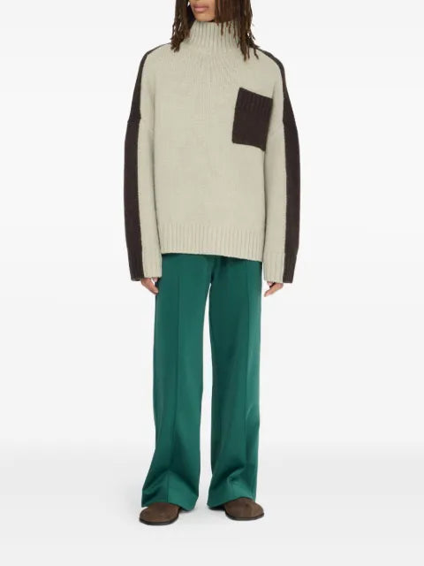 JW Anderson panelled high-neck sweater