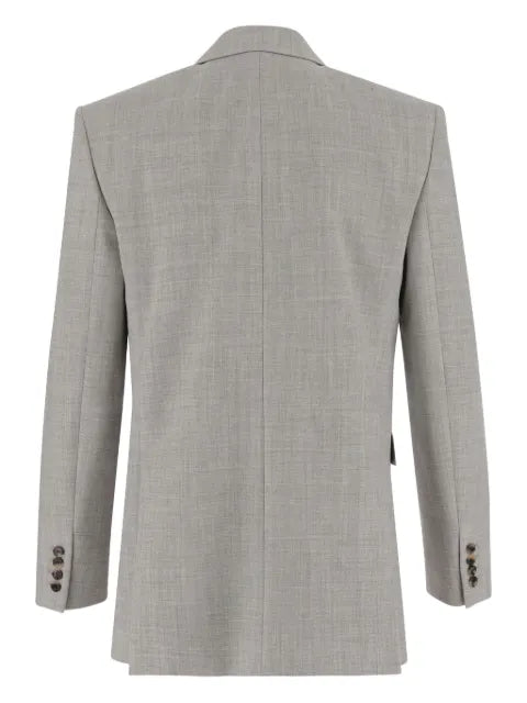 Saint Laurent double-breasted peaked-lapels dinner jacket
