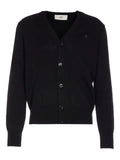 AMI Paris buttoned V-neck cardigan