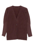 Homme Plissé Issey Miyake pleated button cardigan