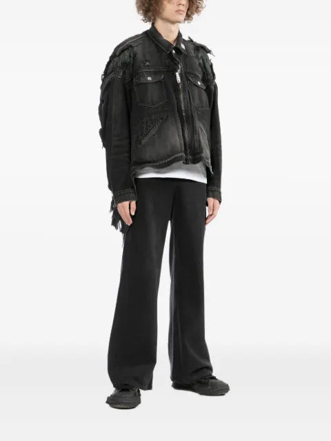 Maison MIHARA YASUHIRO distressed denim jacket