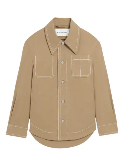 AMI Paris buttoned worker jacket