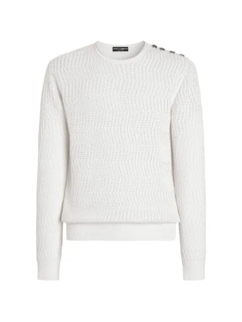 Dolce & Gabbana crochet pullover in silk