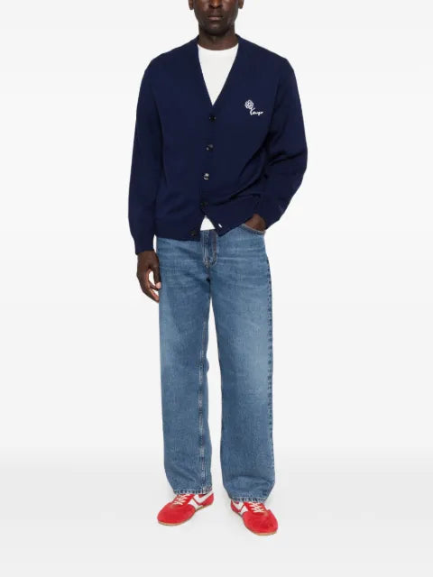 Kenzo floral-embroidered cardigan