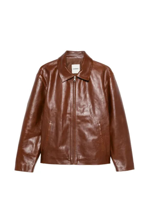 SANDRO leather jacket
