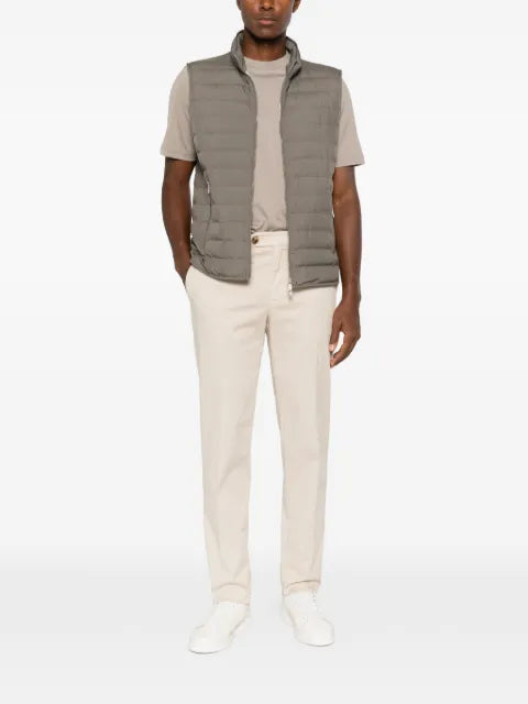 Brunello Cucinelli quilted high-neck gilet