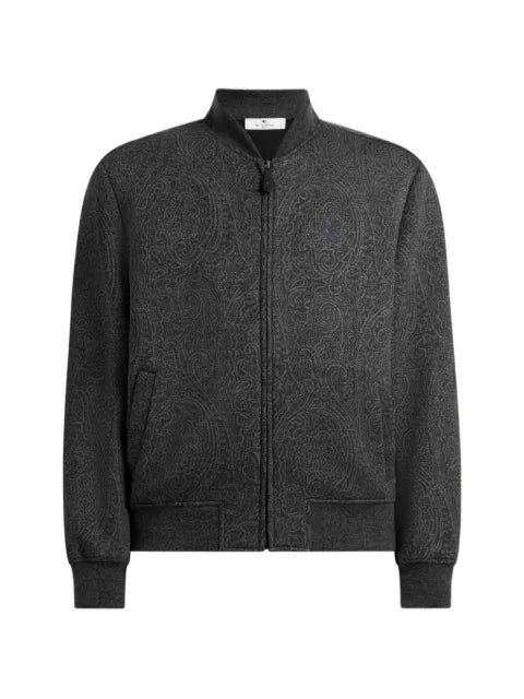 ETRO jacquard bomber jacket with Arnica motif