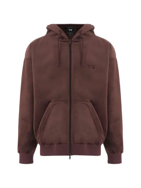 Y-3 velvet corduroy zipper hoodie