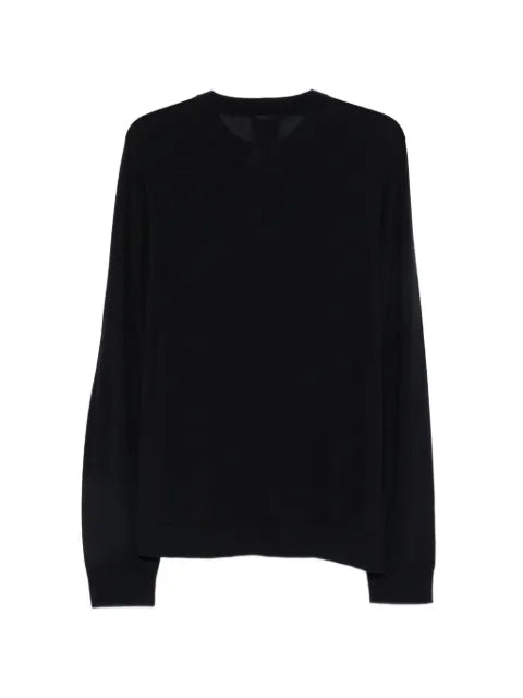 Giorgio Armani GA-logo embroidered sweater