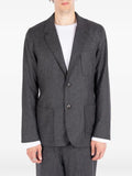 Société Anonyme wool notch-lapel blazer