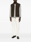 AMARANTO  fleece zip-up gilet
