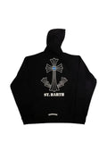 Chrome Hearts St. Barth logo-print hoodie