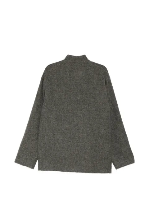 Uma Wang frog-fastening virgin wool jacket