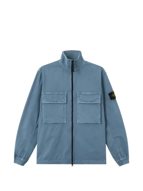 Stone Island logo-patch pocket jacket