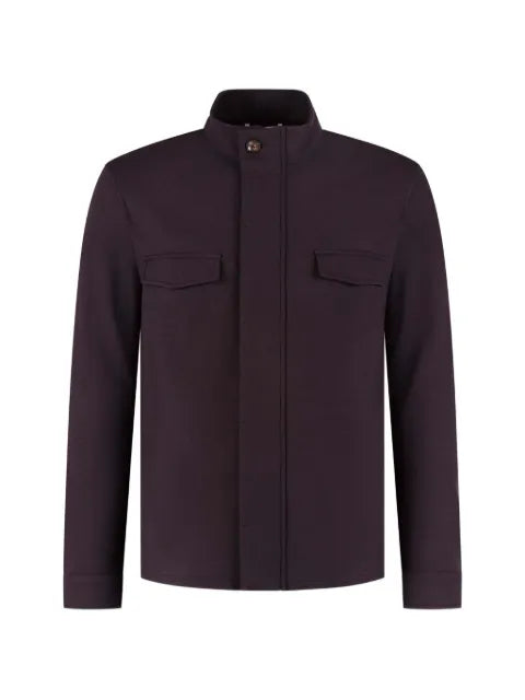 Marco Pescarolo high-neck chest-flap jacket