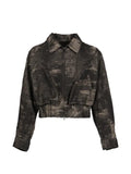 Taakk distressed denim jacket