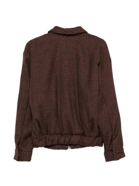 Costumein Marley check-pattern zip-up jacket