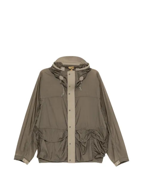 Ten C hooded panelled jacket