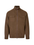 Montecore zip-up high-neck cardigan