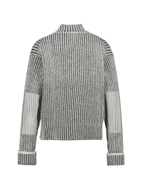 Rains Sapa ribbed-knit zip-up cardigan