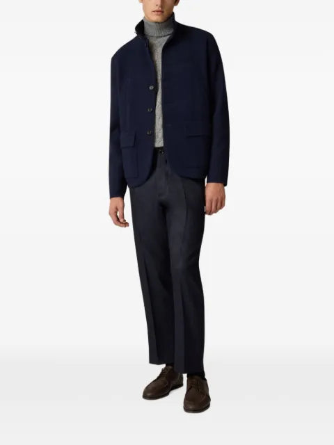 Lardini cable-knit roll-neck sweater