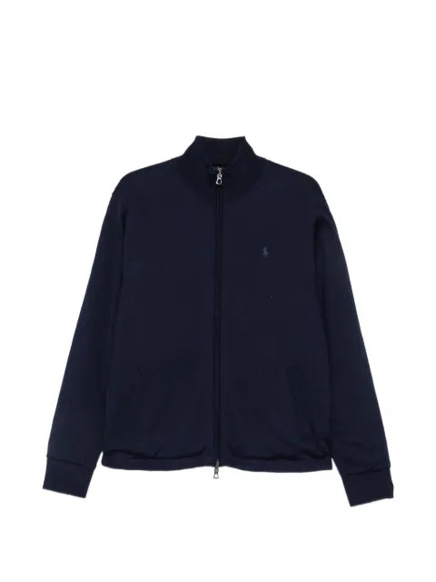 Polo Ralph Lauren zip-up embroidered-logo reversible jacket