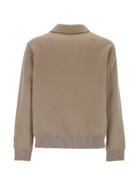 ON THE BUND zip-up bomber jacket