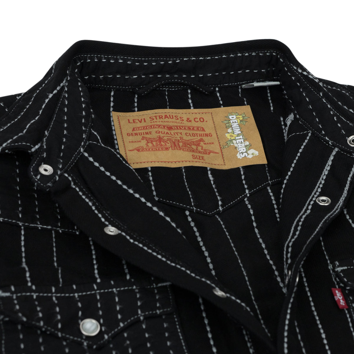Black Levi's Overdyed Western Button-Up