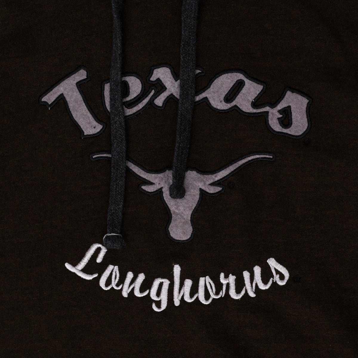 Brown Texas Longhorns Feather Trim Hoodie