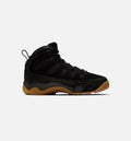 Air Jordan 9 Retro Men's Lifestyle Boots - Black / Black / Gum Light Brown