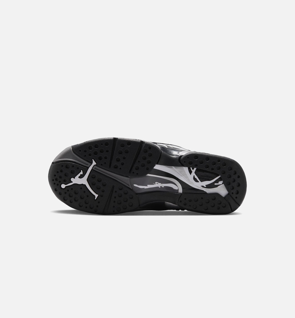 Air Jordan 8 Retro Chrome Black & Light Graphite Grade School Lifestyle Shoe