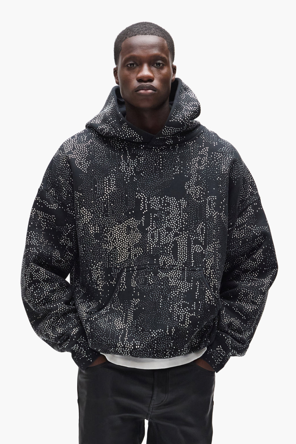 Studded Camo Hoodie